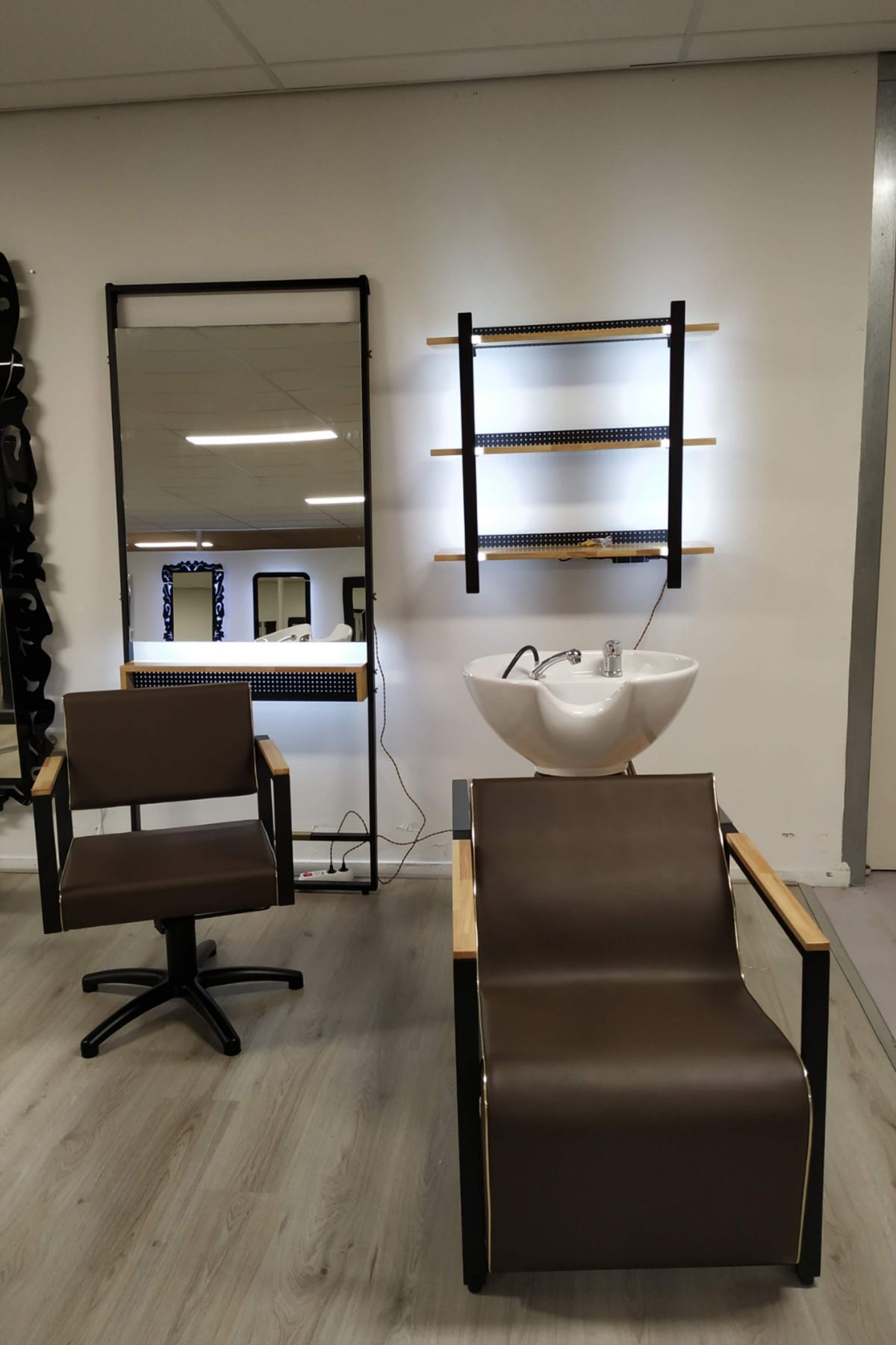 Interior seating and vintage decor